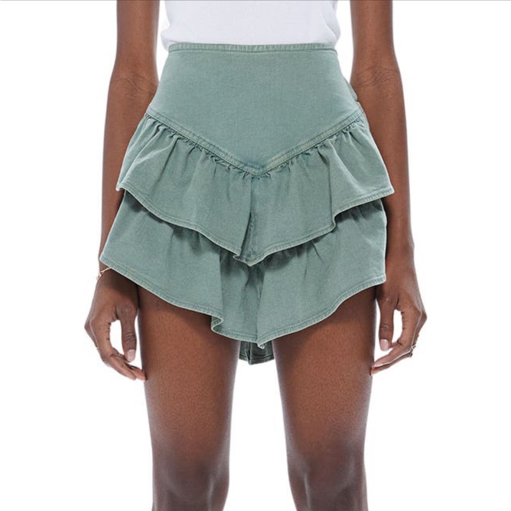 MOTHER - the ruffle miniskirt - size 24